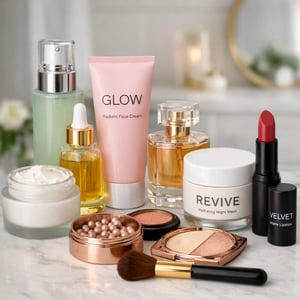 several beauty products sitting on a counter-2
